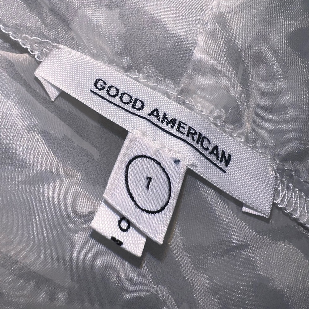 Good American🦎Icy Leopard Print Windbreaker Jacket🌵 - Picture 4 of 4